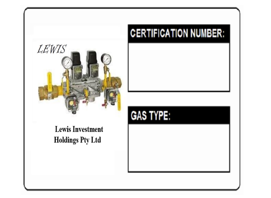Image of Lewis Investment Holdings Pty Ltd compliance label